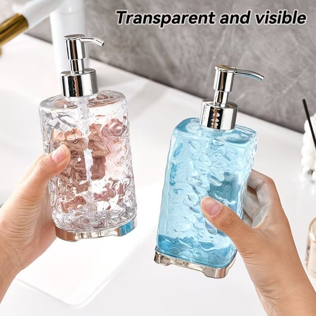 Distributeur de savon de luxe, flacon de savon pour gel douche, flacon de shampoing, flacon de savon de cuisine, accessoires de salle de bain, 1 pièce