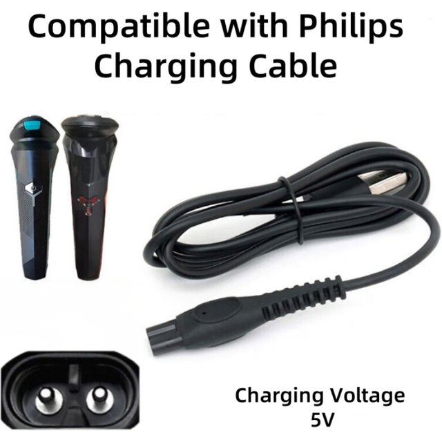 Charge Cable 5V for Philips Electric Shaver 1000 Series S1112 S1115 S1118