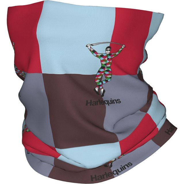 Harlequins rugby Bandana Neck Cover Printed Magic Scarf Warm Face Mask Running Unisex Adult Washable