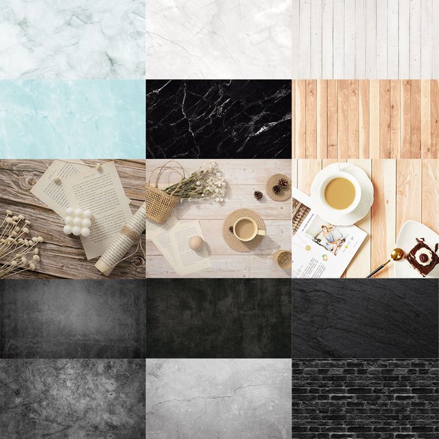 Photo Background for Food Cosmetics Photophones for Photos Art Paper 53X84cm 2Sides Photography Background Backdrops Christmas