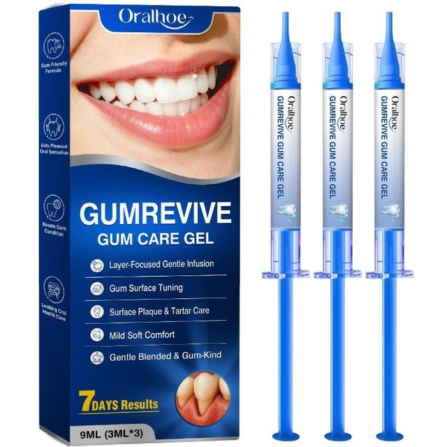Gum Protection Gel Deep Nourishing Oral Care Formula Gentle Teeth and Gum Cleaning Plaque Buildup Care with Targeted Applicator