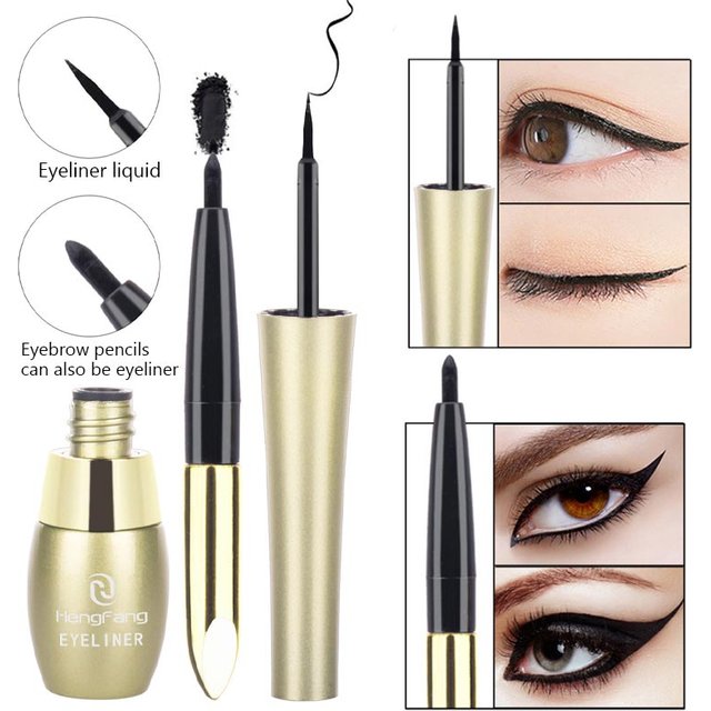 1PC Matte Waterproof Long Lasting Liquid Eyeliner Pencil Sweatproof Quick Dry Easy To Wear High Pigment Eye Liner Pen Eye Makeup