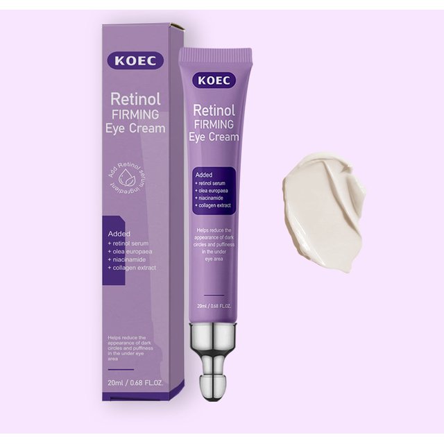 20ml KOEC Retinol Firming Eye Cream Anti-Wrinkle Nourishing Reduce Dark Circles Improve Eye Bags Puffiness Collagen Niacinamide