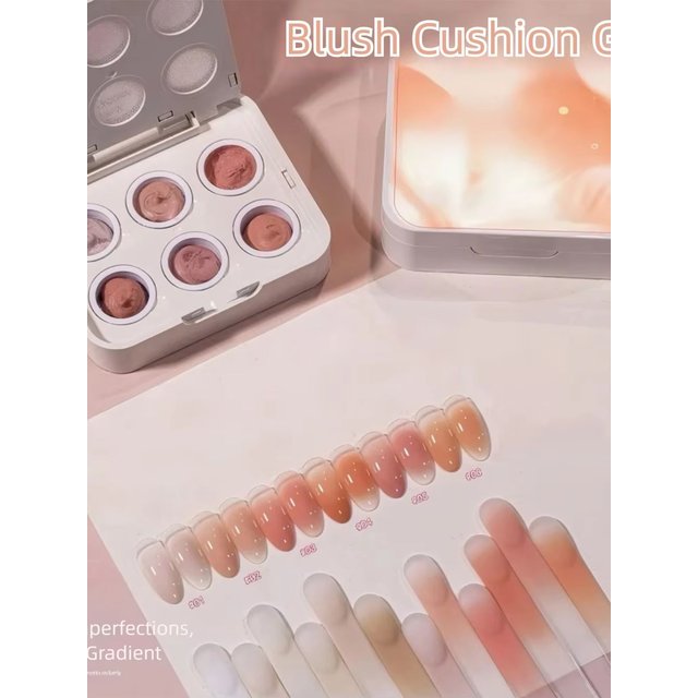 MIANEL 6-Color Blush Concealer Patting Gel High-Saturation Nail Art Painting Gel for DIY Nail Design Summer 2026 New Arrival