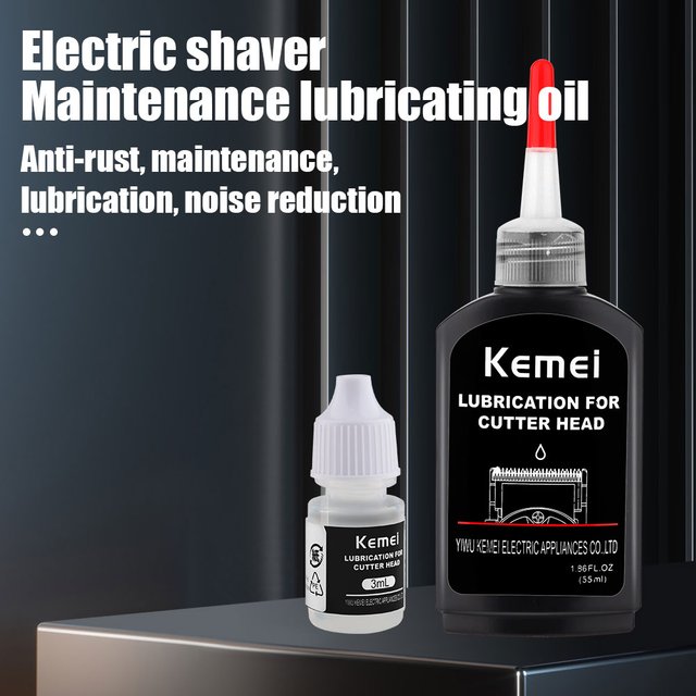 Kemei Premium Hair Clipper Blade Lubricating Oil for Trimmers Blade Corrosion for Rust Prevention Fits Oil Bottle Suitable