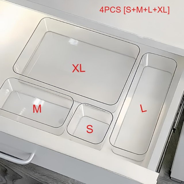 Cosmetic and Stationery Storage Box, Suitable for Makeup,Office Supplies, Home Storage, Desk & Drawer Organizer for Home Storage