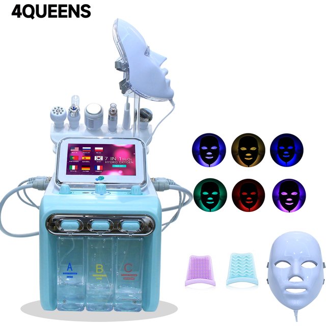 Professional 7 IN 1 Hydro Dermabrasion Face Peeling Water Oxygen Small Bubble Mahicne Face Lifting Deep Cleansing Skin Care