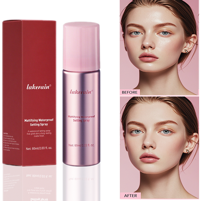 Waterproof Makeup Setting Spray Matte Finish Oil Control Non Sticky Long Wearing Smudge Proof Cosmetic Fixer For All Skin