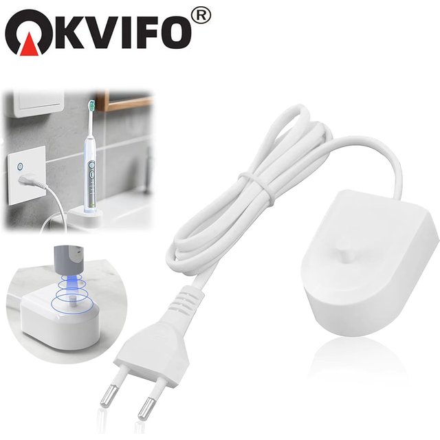 KVIFO US/EU Replacement Charger Base Fit for Philips Sonicare HX6100 HX3000 HX6000 HX8000 HX9000 Series Electric Toothbrush