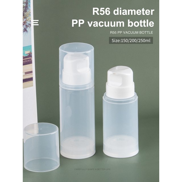 150ml/200ml/250ml Travel Portable Vacuum Bottling Push-Type Airless Pump Lotion Bottle DIY Cosmetics Dispenser Container