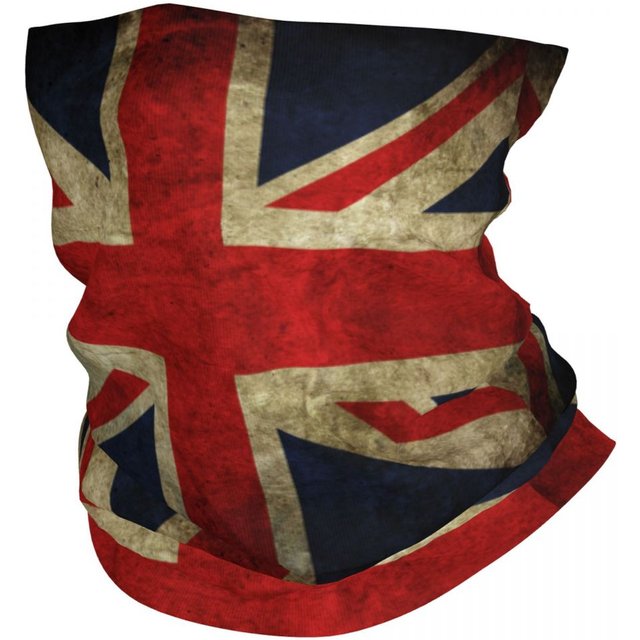 Masque facial multifonctionnel pour adultes, drapeau britannique, cache-cou Bandana rétro imprimé, écharpe, cyclisme, unisexe, respirant