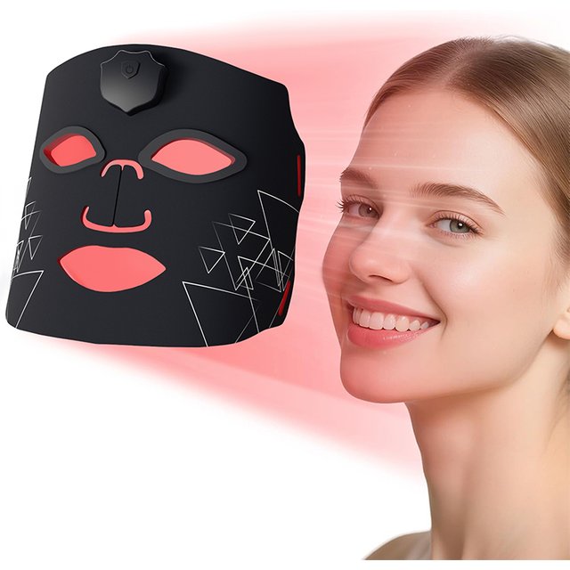 7 Colors Silicone Led Red Light Thearpy Face Mask for Skin Repair Oil Control Anti Acne Tighten Whiten Skin Care Beauty Mask