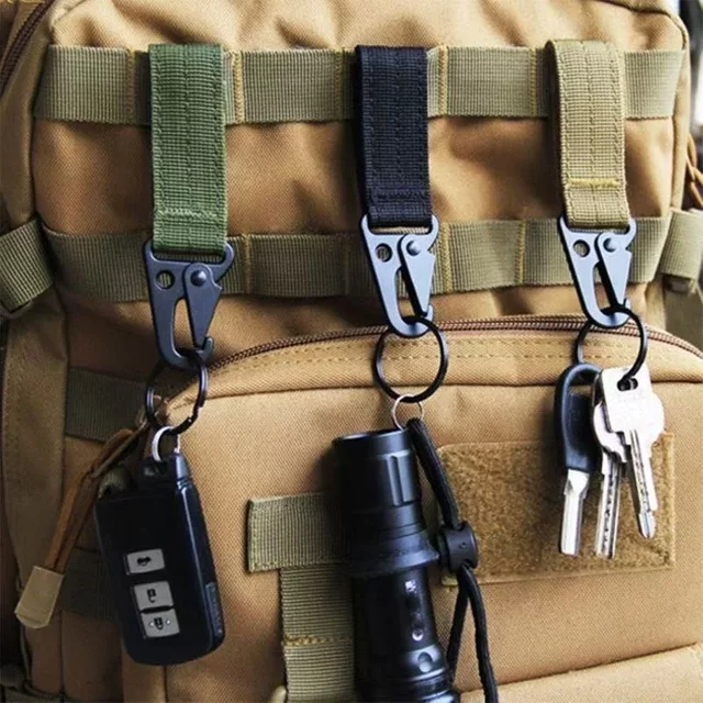 Edc – sac à dos tactique d'extérieur en Nylon, 2 pièces, boucle multifonctionnelle, crochet à bec d'aigle, sangle Velcro, escalade, randonnée, boisson
