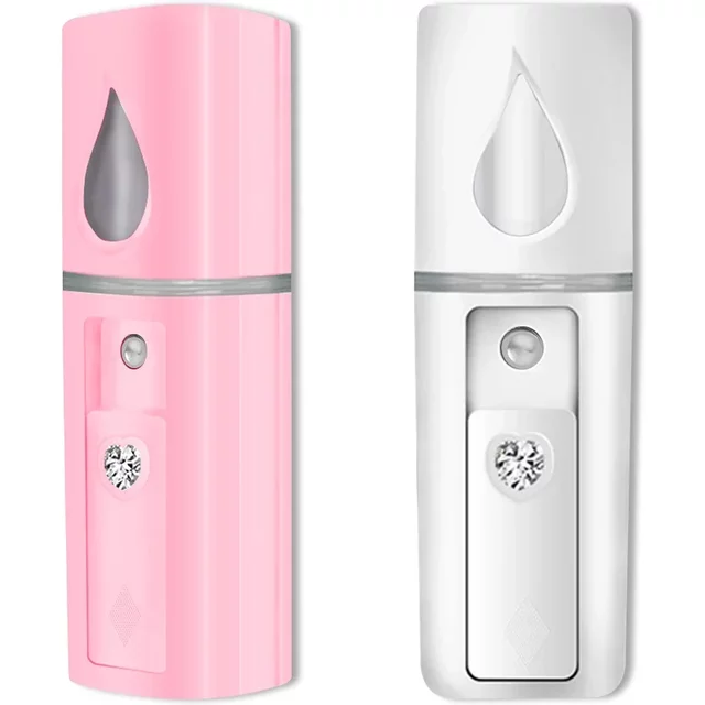 Facial Nano Steamer Mist Spray Eyelash Extensions Cleaning Pores Water Moisturizing Hydrating Face Cute Mini Handheld Sprayer
