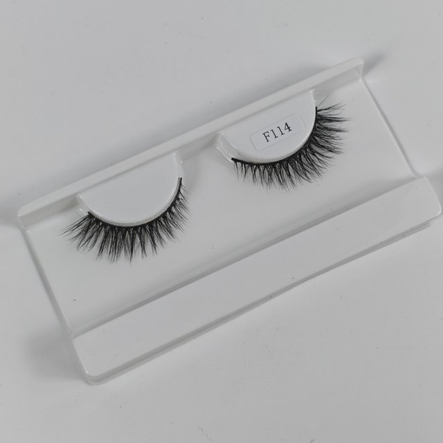 Makeup Cateye Lashes 8-14mm Soft Reusable Bridal Strip Lashes Handmade Natural Mink Lash Supplies