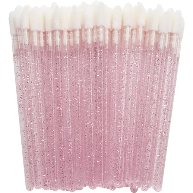 CNK – brosse à lèvres jetable, 50 pièces, pour enlever les cils individuels, applicateur de Mascara,