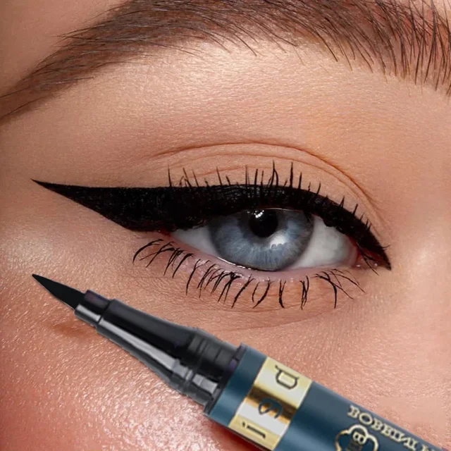 Eyeliner liquide mat, 5 couleurs, imperméable, durable, bleu, blanc, résistant à la sueur, séchage