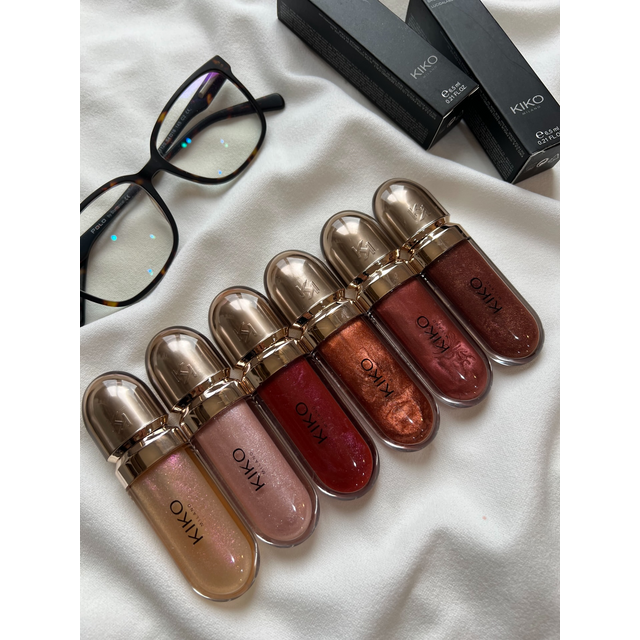 KIKO Milano Kissable Lip Gloss Waterproof Transfer Proof Smudge Resistant Lightweight Creamy Texture Soft Comfort Wear Makeup