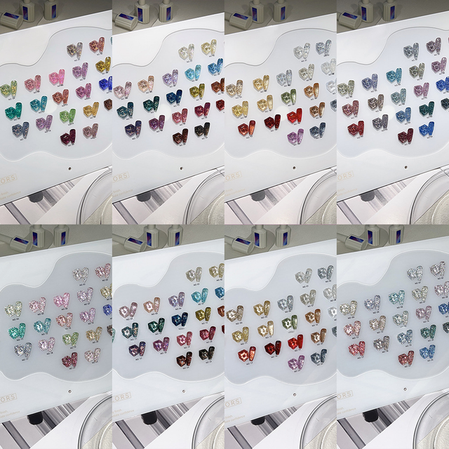 Vendeeni Super Sparkle Unique 24colors Reflective Disco Gel Polish TPO HEMA FREE Diamond Glitter Gel Nail Polish Supplies