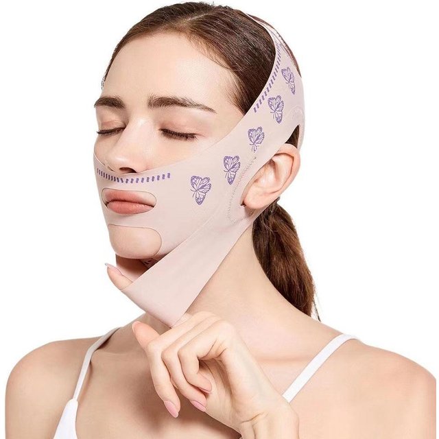 Bandage amincissant pour le visage à Double pont, ceinture de Lifting du visage, ligne en V, sangle amincissante, tendeur du Double menton, sangle mince, outil de masque Facial