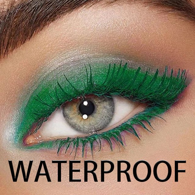 Mascara en soie 5D avec de grands yeux, maquillage fort et durable, longueur verte, imperméable,
