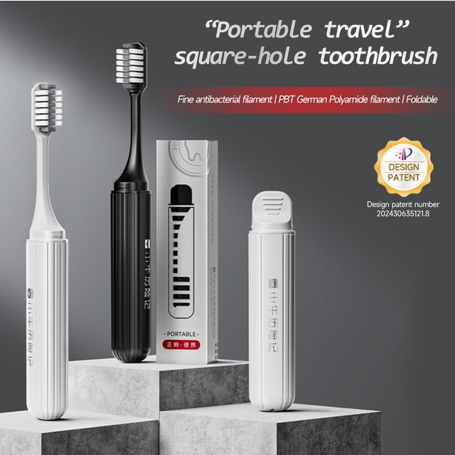 Portable Foldable Soft Toothbrush for Adult Business Travel