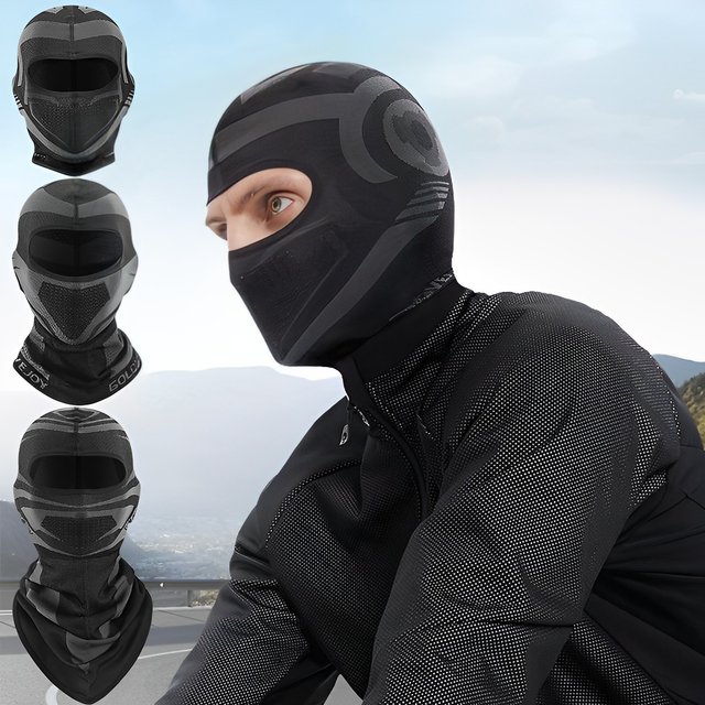 Motorcycle Balaclava Full Face Mask Summer Breathable Motorbike Riding Neck Face Mask Motocross Cycling Mask Helmet Hood Men