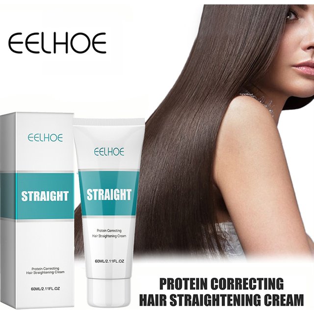60ML Keratin Hair Straightening Cream Professional Damaged Treatment Faster Smoothing Curly Hair Care Protein Correction Cream