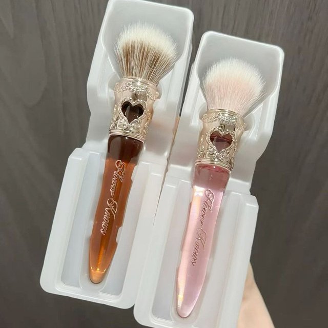 FLOWER KNOWS SWEETIE BEAR COLLECTION ROUNDER Blush Brush Blush & Bronzer,Vegan & Cruelty-Free Makeup Brushes Makeup Brush Set