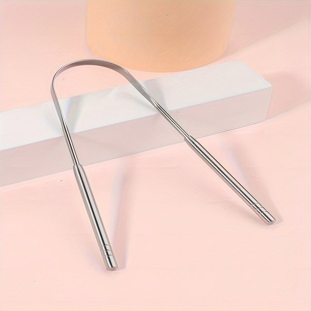Tongue Scraper, Tongue Coating Scraper, Fresh Breath For Oral Care, Stainless Steel Tongue Cleaners, Tongue Cleaning Tools