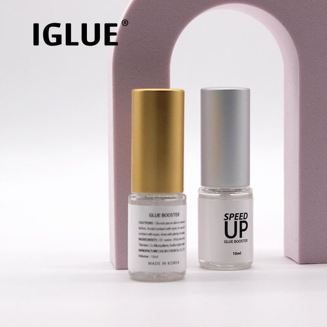 Booster Speed Up Glue Lash Extension Supplies 10ml Glue False Eyelashes Adhesive Original Korea Beauty Shop Makeups Tools