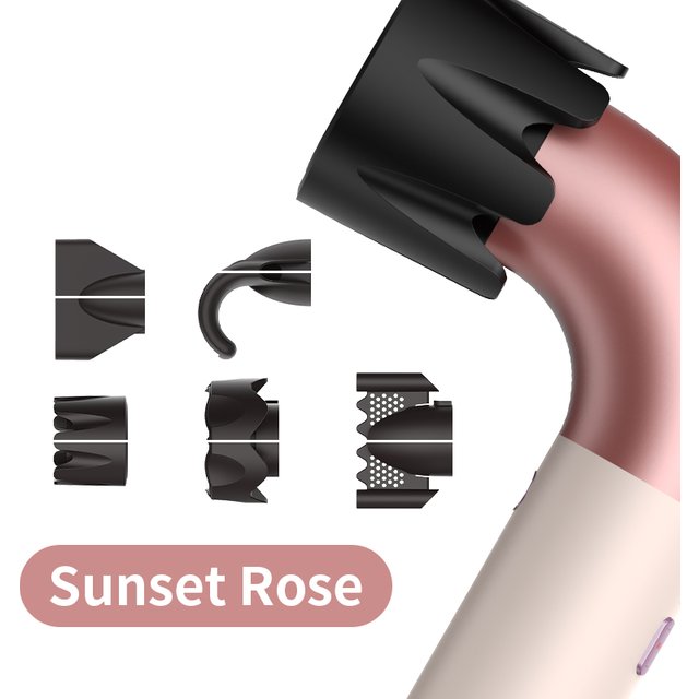 2026 1400W Bent Pipe Hair Dryer High-speed Home Hair Salon Strong Wind Silent Hair Care High-speed Dry Hair Dyer