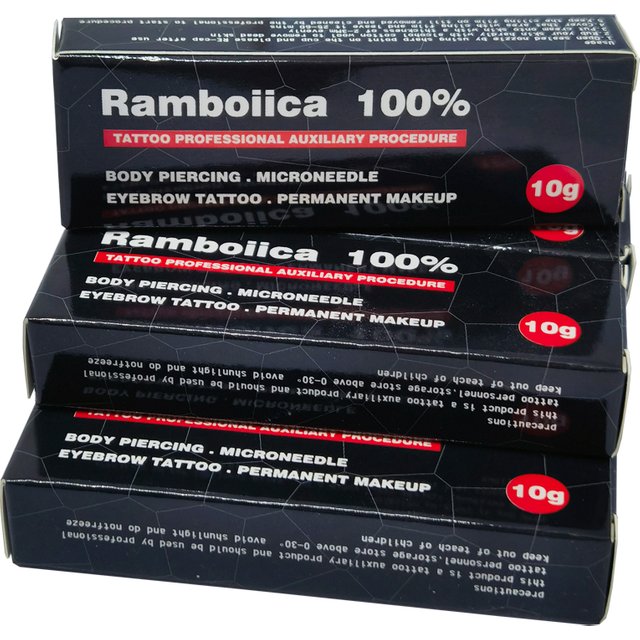 New Ramooiica 100% Tattoo Cream Before Body Tattoo Microblading Piercing Permanent Makeup Pmu Face Beauty Auxiliary 10g