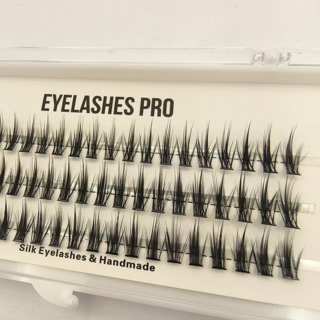 MU003 DIY Hand Made Eyelash Extension Segmented Flase Lashes Dramatic Lash Bundles Soft Ribbon Strip Eyelashes Makeup Lashes NEW