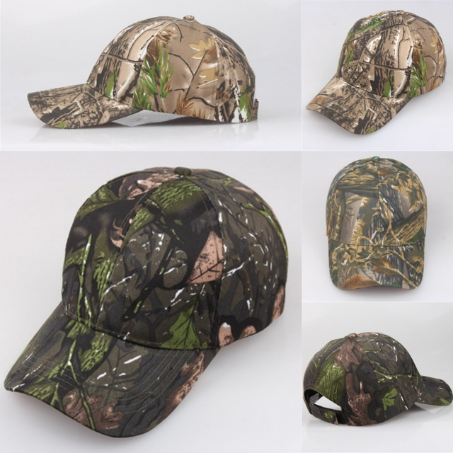 Summer Adjustable Baseball Caps Unisex Sports Outdoor Hunting Cap Sunscreen Casual Caps Women Men's Jungle Camouflage Hats