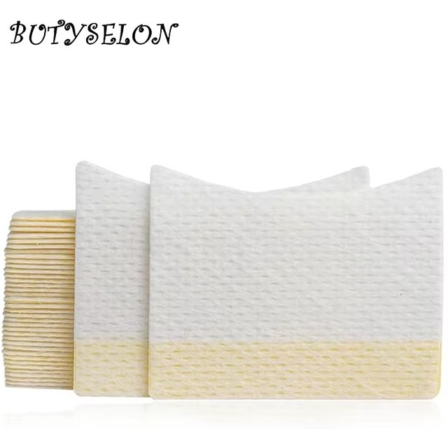 30/40Pcs Disposable Cotton Eyelash Patch Lash Pads Eye Sticker Soft Remover Paper Eyelash Extension Supplies Makeup Tools
