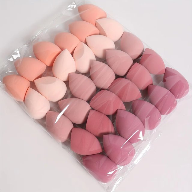 4/8/16pcs Cosmetic Puff Set Beauty Egg Wet And Dry Dual-Use Egg Makeup Foundation Sponge Air Cushion Puff Soft Makeup Tools