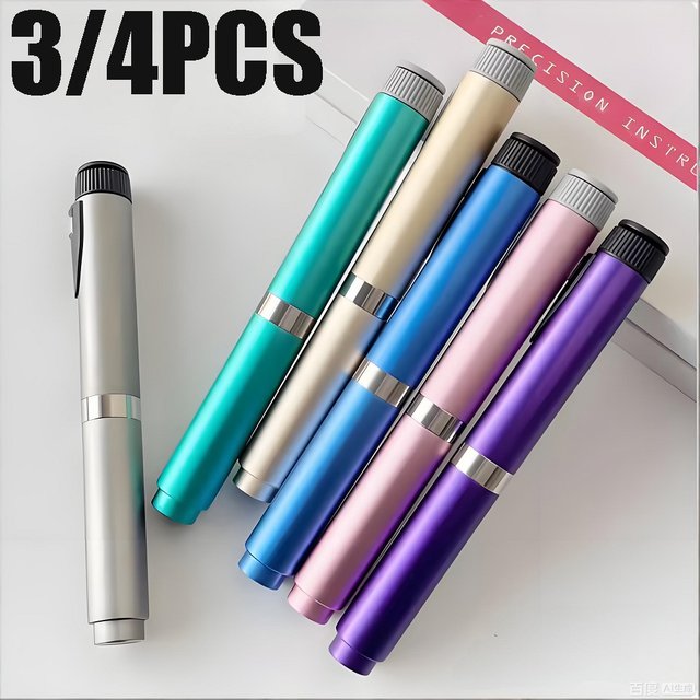 3/4PCS Multicolour Magic Pen Facial Wrinkle Remover Pen Sterile Cartridge Bottle Consumables Anti-wrinkle Beauty Instrument