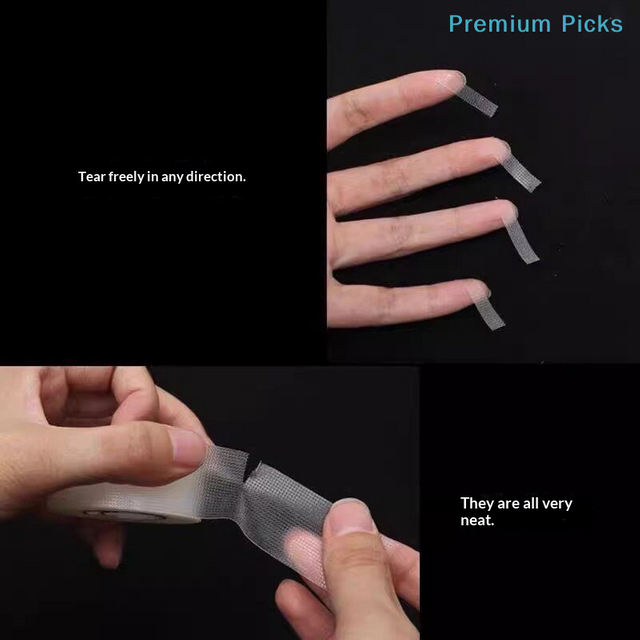 portableInvisible Wrinkle Lifting Facial Tape 8M/Roll PE Breathable Professional Tape for Cosplay Daily Makeup