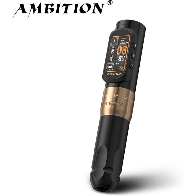 Ambition Sally 270S 2.0-3.5mm Wireless Tattoo Machine Adjustable Stroke Permanent Makeup Coreless Motor Rotary Pen Tattoo Suppy