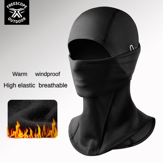 Balaclava de ski pour temps froid pour hommes, masque thermique en polaire coupe-vent, écharpe d'hiver, masque facial, cache-cou pour femmes, capuche pour le cyclisme