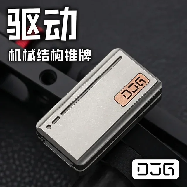 EDC alliage de titane Push Slider mécanique intensive EDC jouets de décompression outils