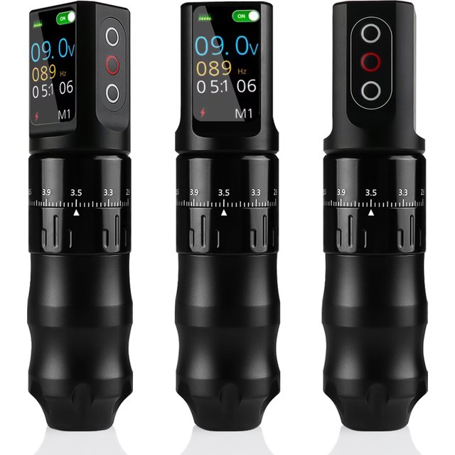Tattoo Kit High Quality Tattoo Battery Pen Kit For Permanent Makeup Tattoo Machine Adjustable Stroke Tattoo Power Tattoo Gun Kit