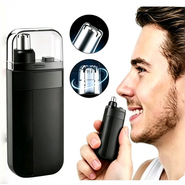 Electric Nose Hair Trimmer Implement Shaver Clipper Men Women Ear Neck Eyebrow Trimmer Shaver Man Clean Trimer Razor Remover Kit