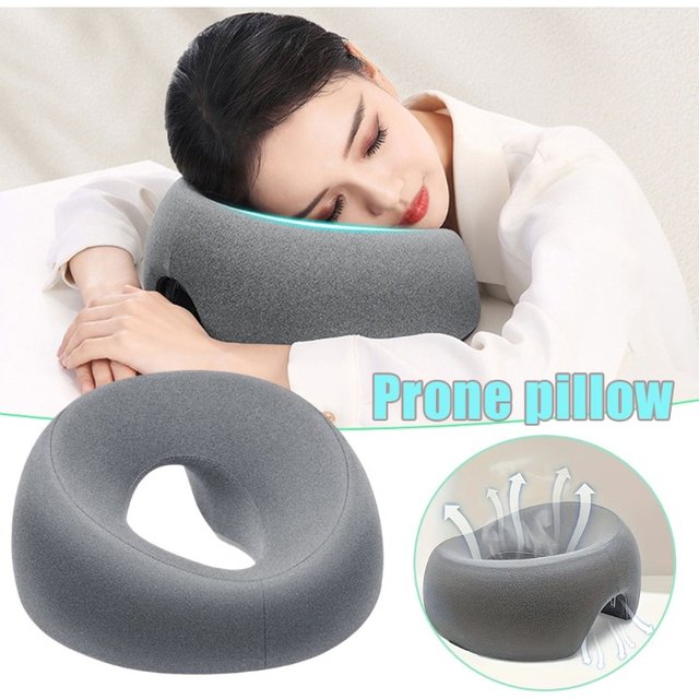 Professional Salon Face Pillow Massage Table Memory Foam Face Cradle Hole Washable Face Rest Pillow Spa Facial Bed Adjustable
