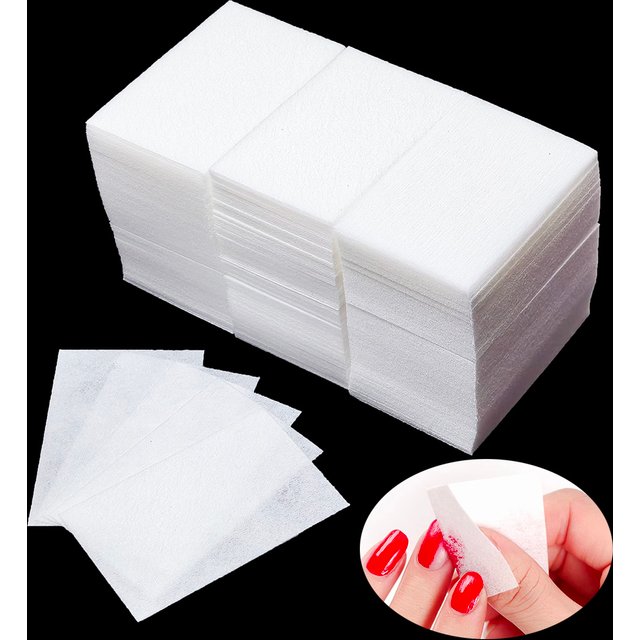 100/200/300Pcs Nail Wipe Cotton Pads Gel Nail Polish Acrylic Remover Lint Free Cotton Nail Wipes