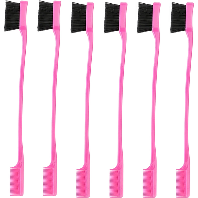 10PCS/20PCS Double-Sided Hair Edge Control Brushes-Multifunctional, Hair Brush for Smooth Styling, Eyebrow & Hair Care Tools