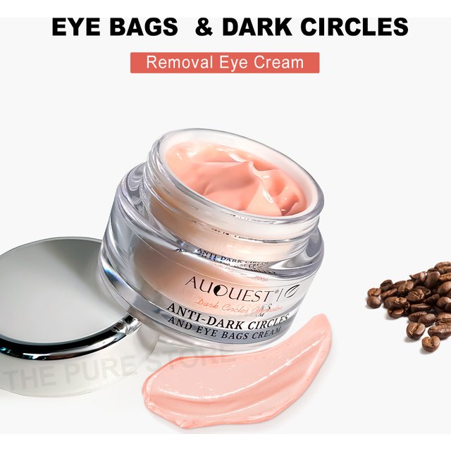AUQUEST Eye Bags Dark Circles Eye Cream Under Eye Skin Care Caffeine Brightening Peptide Firming Eye Care Beauty Cream Products