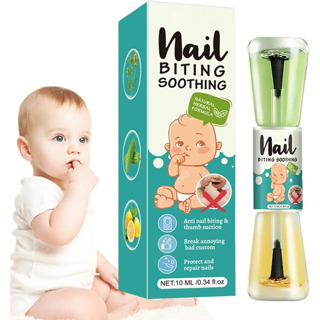No Bite Nail Polish Thumb Sucking Nail Polish Stopper Child Anti-biting Nails Bitter Nail Water Non-toxic Stop Eating Fingernail