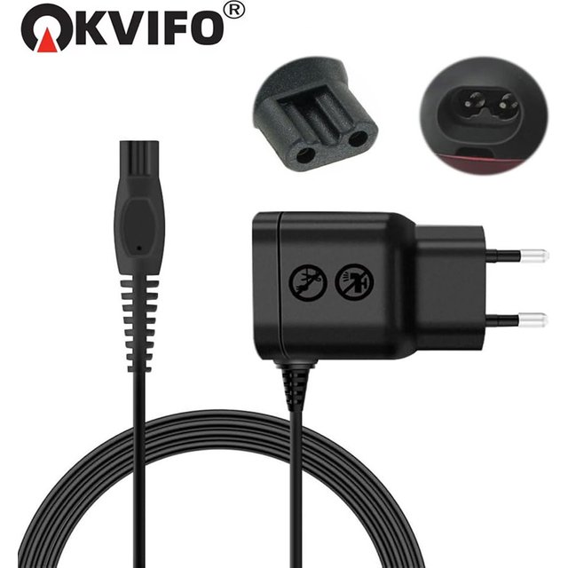 KVIFO 15V HQ8505 Charger Fit for Philip Norelco OneBlade QP6510 QP6520 QP6530 QP6531 QP6550 MG5750 MG7750 MG7770 Electric Shaver